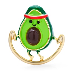 Брошка авокадо на скакалці lan-2782