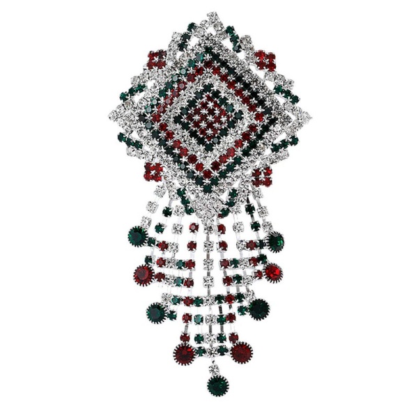 Брошь орнамент вышиванки водопад lan-3082