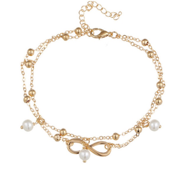 Браслет на ногу Бесконечность