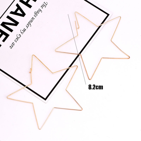 Сережки кільця Зірка