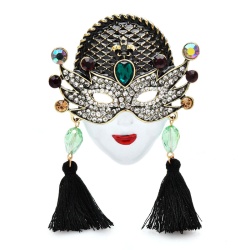 Брошка карнавальна маска lan-2783