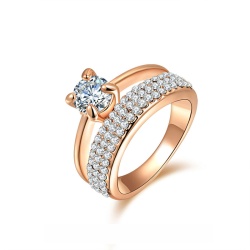 Кольцо с камнем циркония Бриллиант Roxi