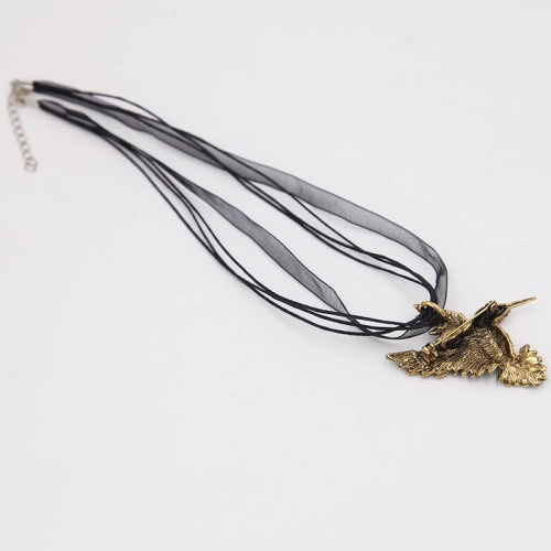 Брошка Колібрі з кристалами сваровськи