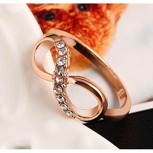 Кільце Нескінченність із кристалами