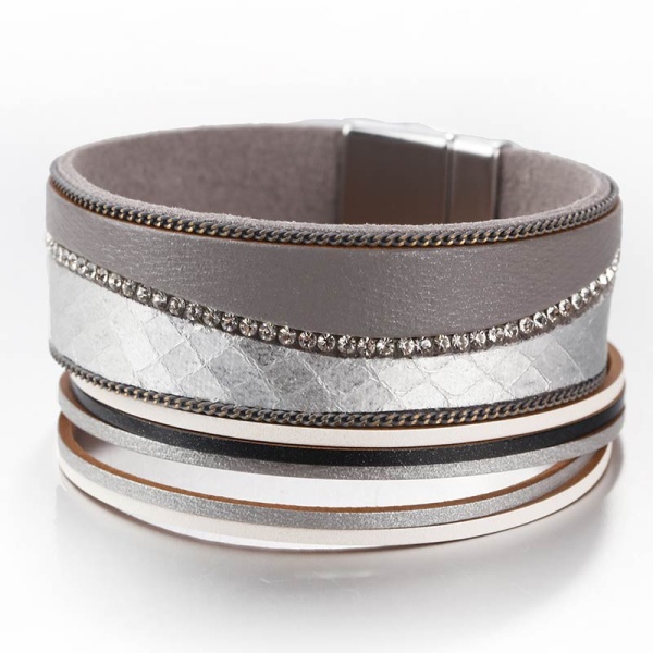 Женский кожаный браслет lan-3004