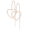Серьги протяжки из стали Spikes Сердце SE3647