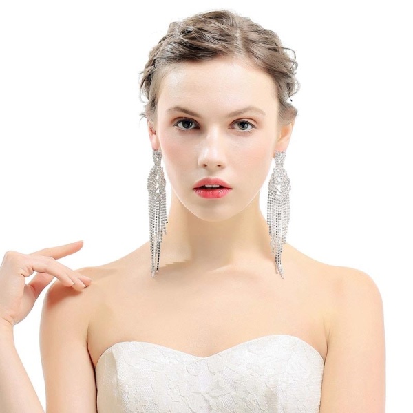 Сережки висюльки lan-3398