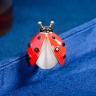 Брошь Божья Коровка