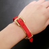 Шкіряний браслет Red lady