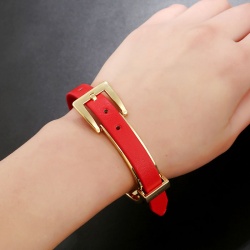 Кожаный браслет Red lady
