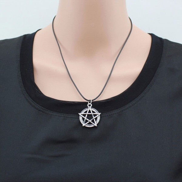 Кулон Пентакль на чорному шнурку