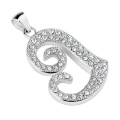 Кулон на шею из стали Spikes Сердце SSPH-79642