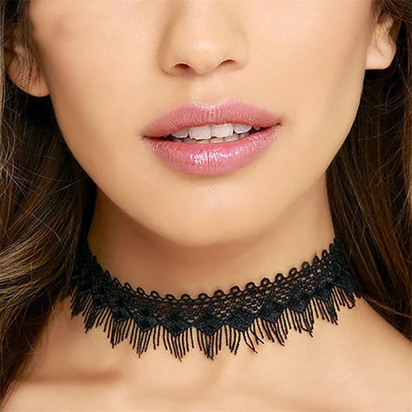 Чокер кружевной lan-328