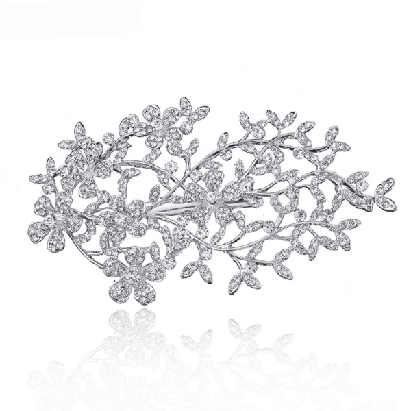 Шпилька для волом Гілочка з кристалами