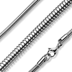 Цепочка из стали Spikes Round Snake SSNZ-32-024-ST