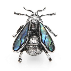Брошка муха крила з черепашки
