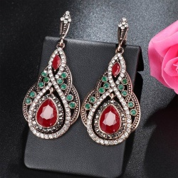 Сережки з камінням у турецькому стилі lan-3540