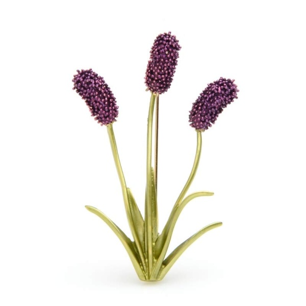 Брошь цветок Лисий Хвост