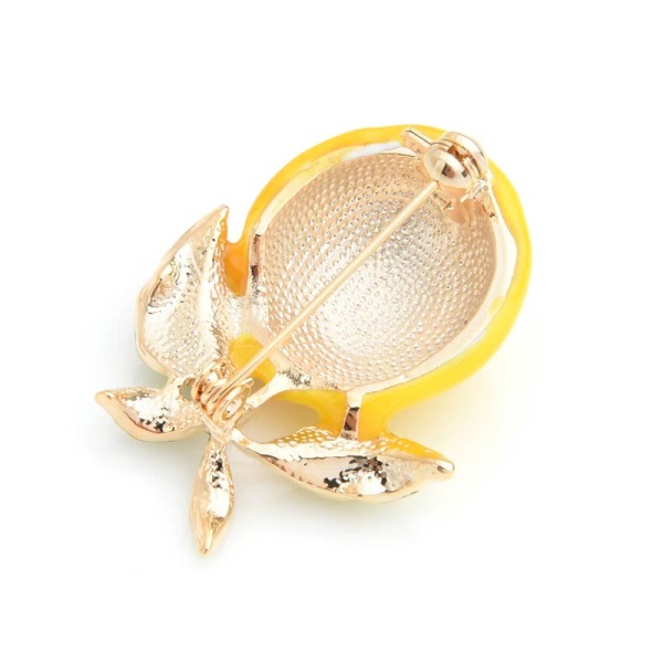 Брошка лимон Екзотик