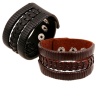 Широкий шкіряний браслет lan – 142