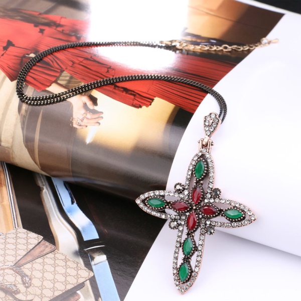 Кулон Хрестик Вінтажний