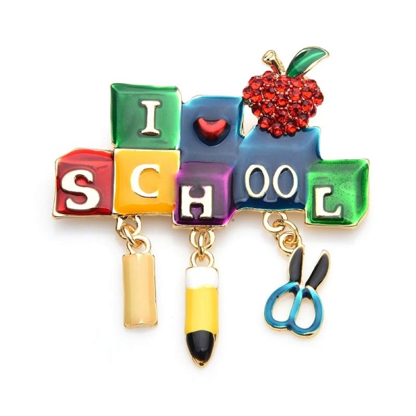 Брошка Школа