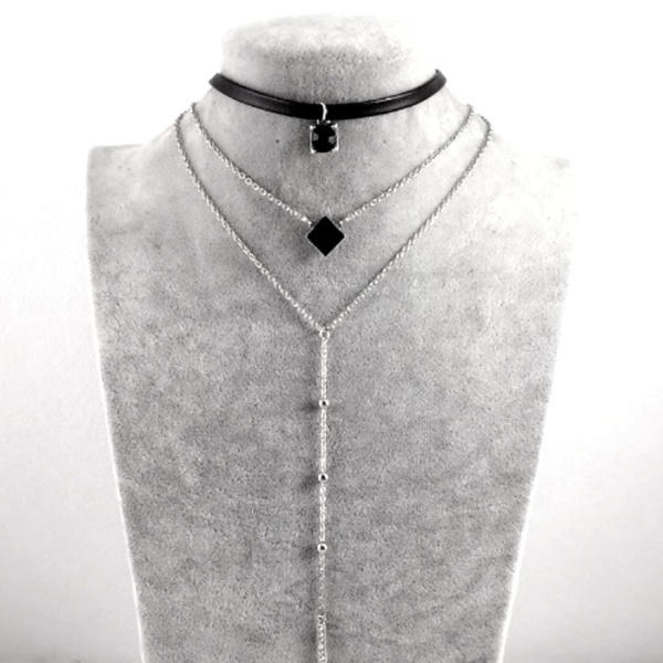 Чокер на шею с цепочкой lan-332