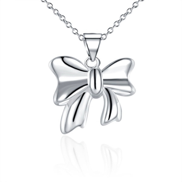 Кулон срібний Бант