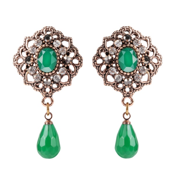 Серьги с камнями Джахиде