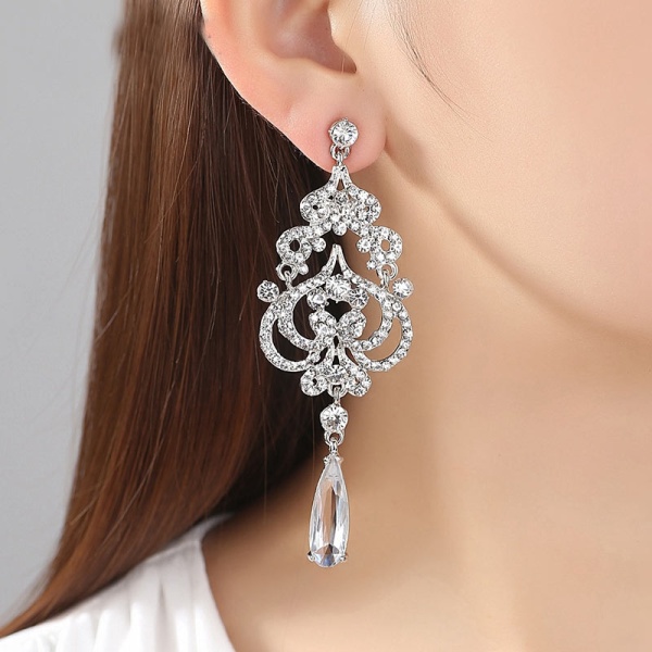 Свадебные серьги образ Невесты