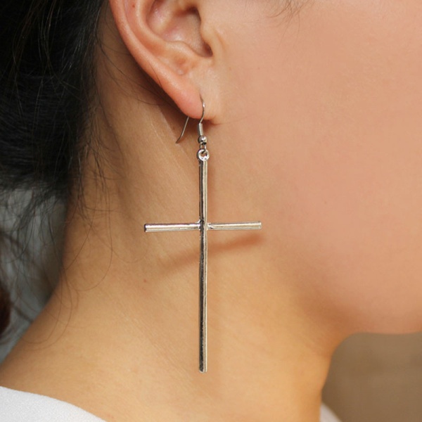 Серьги Кресты XXL