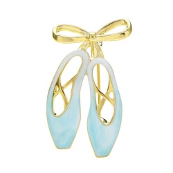 Брошь пуанты балерины