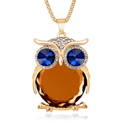 Кулон Хрустальная сова