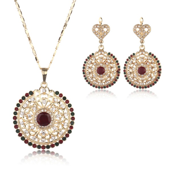 Набір прикрас Верона: кулон, сережки