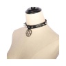 Кожаный чокер с пентаграммой