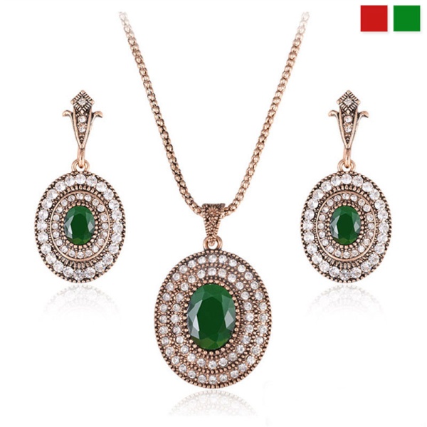 Набор украшений Великолепный век Нурбану: кулон и серьги