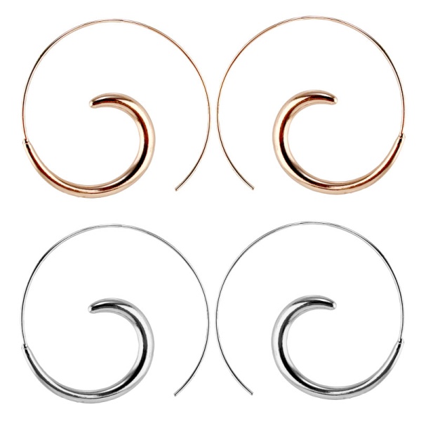 Серьги кольца Ring