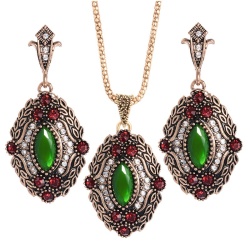 Набір прикрас Мелек: кулон, сережки