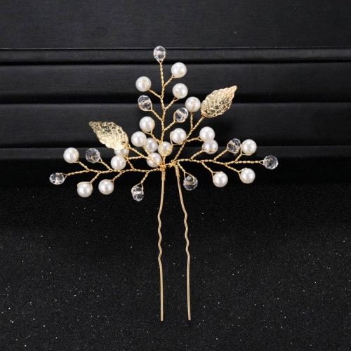 Шпильки для волосся з листочками