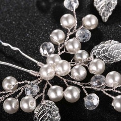 Шпильки для волосся з листочками