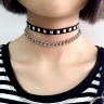 Чокер на шею Панк стиль lan-343 набор из 3 шт