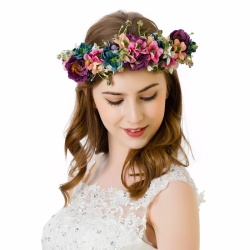Венок на голову Лавандовый цвет