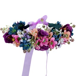 Венок на голову Лавандовый цвет
