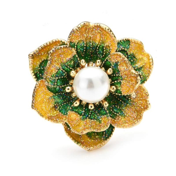 Брошь цветок обаяние