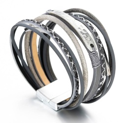 Женский кожаный браслет Роксана