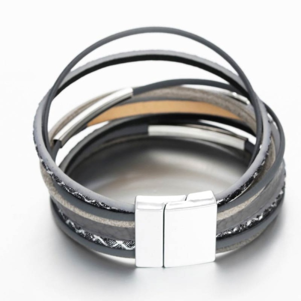 Жіночий шкіряний браслет Роксана