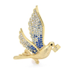 Брошка поштовий голуб lan-2795