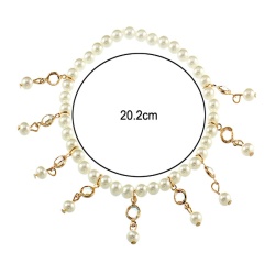 Браслет на ногу Перлина на резинці