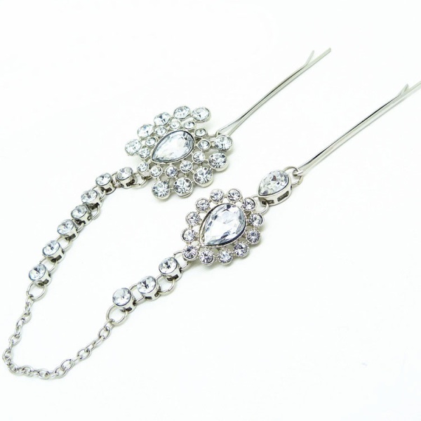 Заколка Кристальная брошь