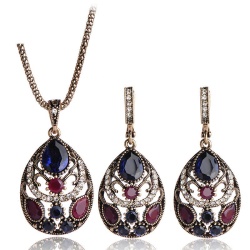 Набір прикрас Лейла: кулон та сережки